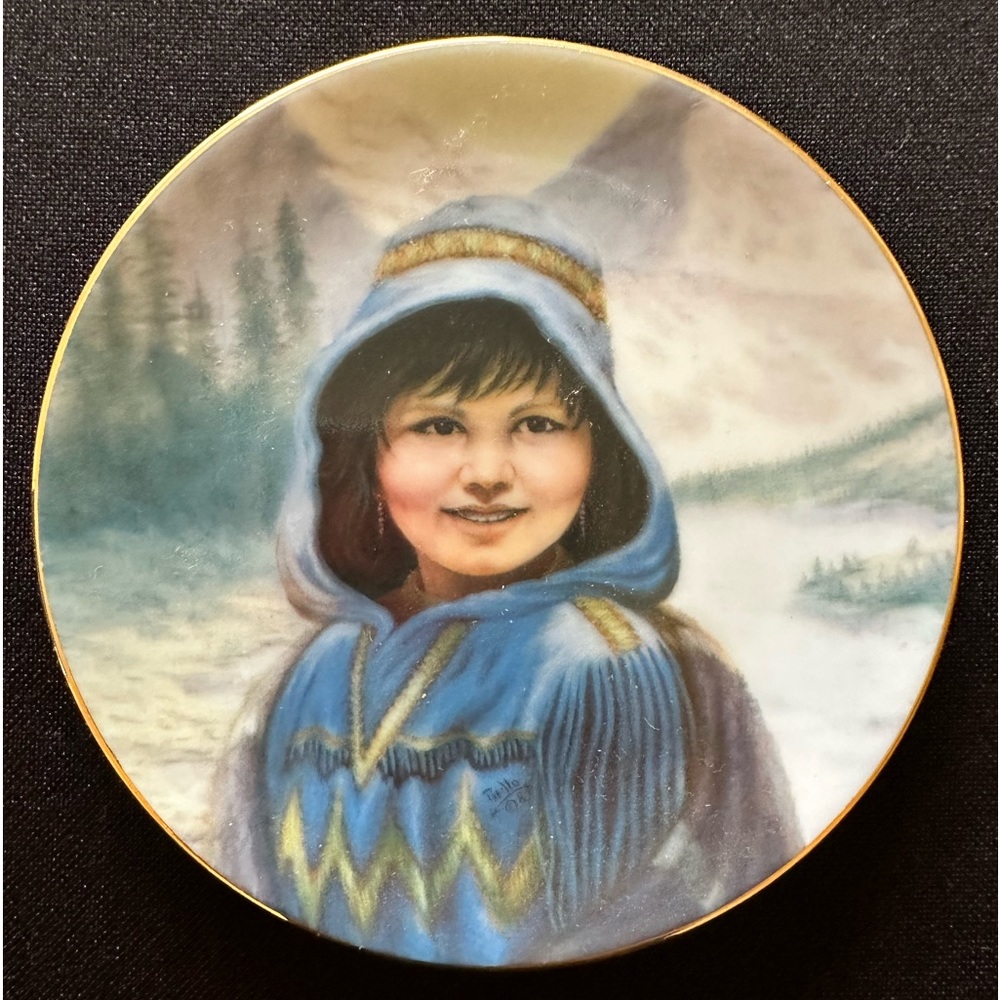 Mini plate - Blue Bird - Artist Gregory Perillo - 1989